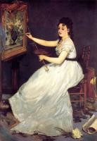 Manet, Edouard - Portrait of Eva Gonzales